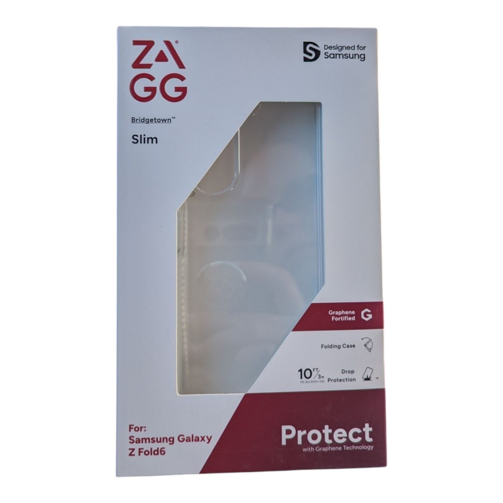 M9. Zagg Bridgetown Case - Samsung Galaxy Z Fold6 - Clear